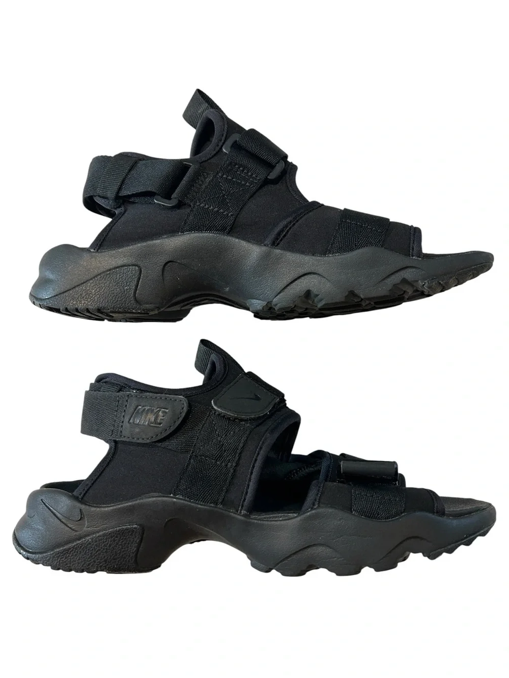 Nike Canyon Sandals Triple Black CW9704-001 Women’s Size 7 Hiking Outdoor Comfor